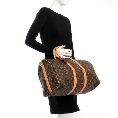 Louis Vuitton Monogram Keepall Bandouliere 45 3 of 10