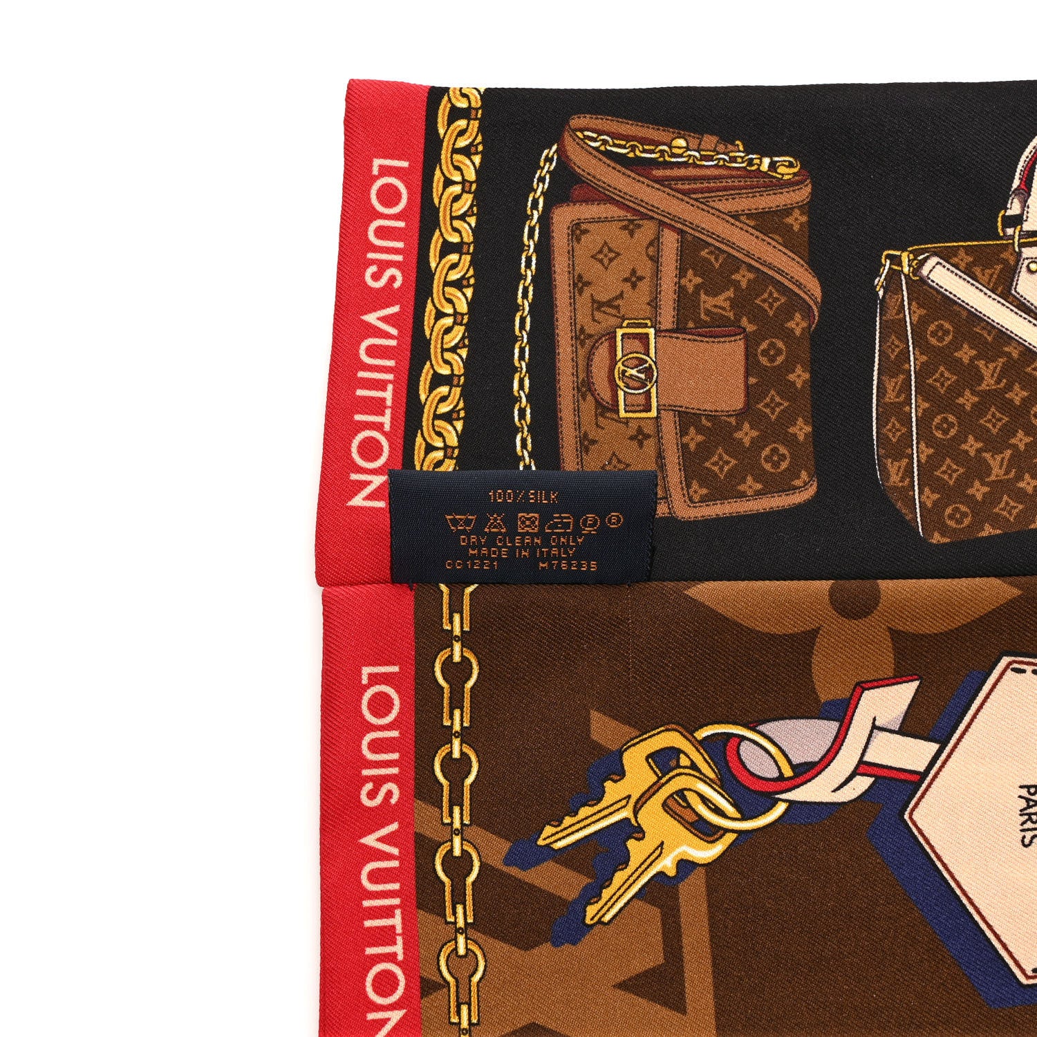 Louis Vuitton Silk Monogram Tribute to Bandeau Brown 4 of 4