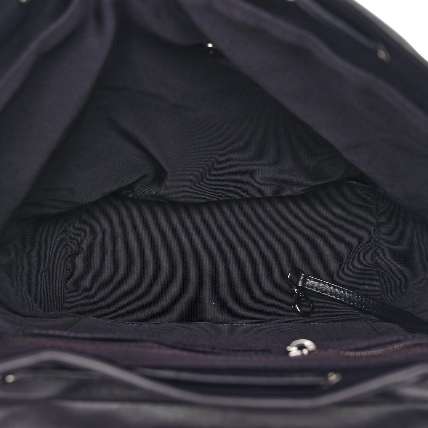 Calfskin Quilted Large Urban Spirit Backpack Dark Purple
