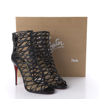 Christian Louboutin Kid Mille Cinque 100 Ankle Boots 40.5 Black 8 of 8