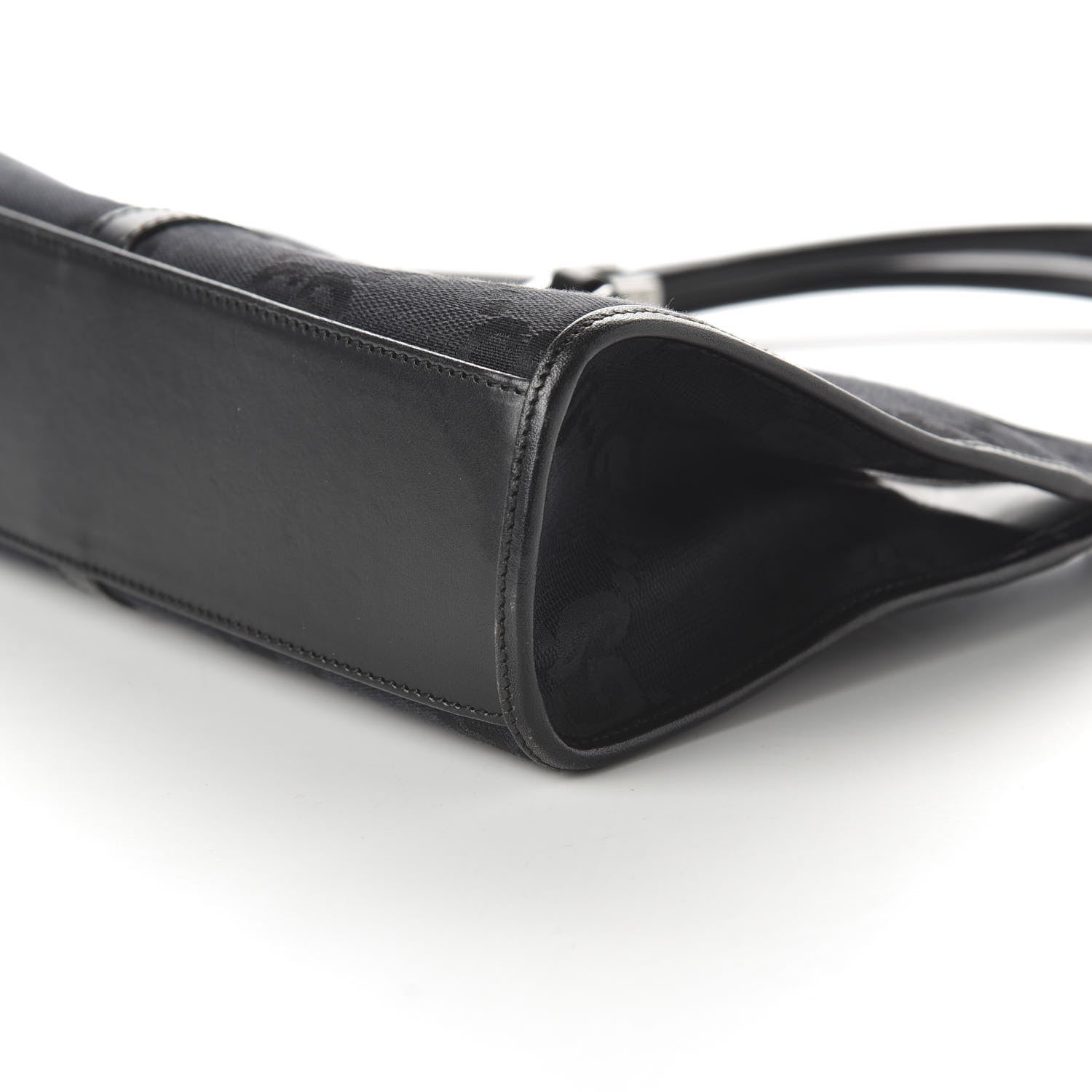 Gucci Monogram Jackie Shoulder Bag Black 7 of 10