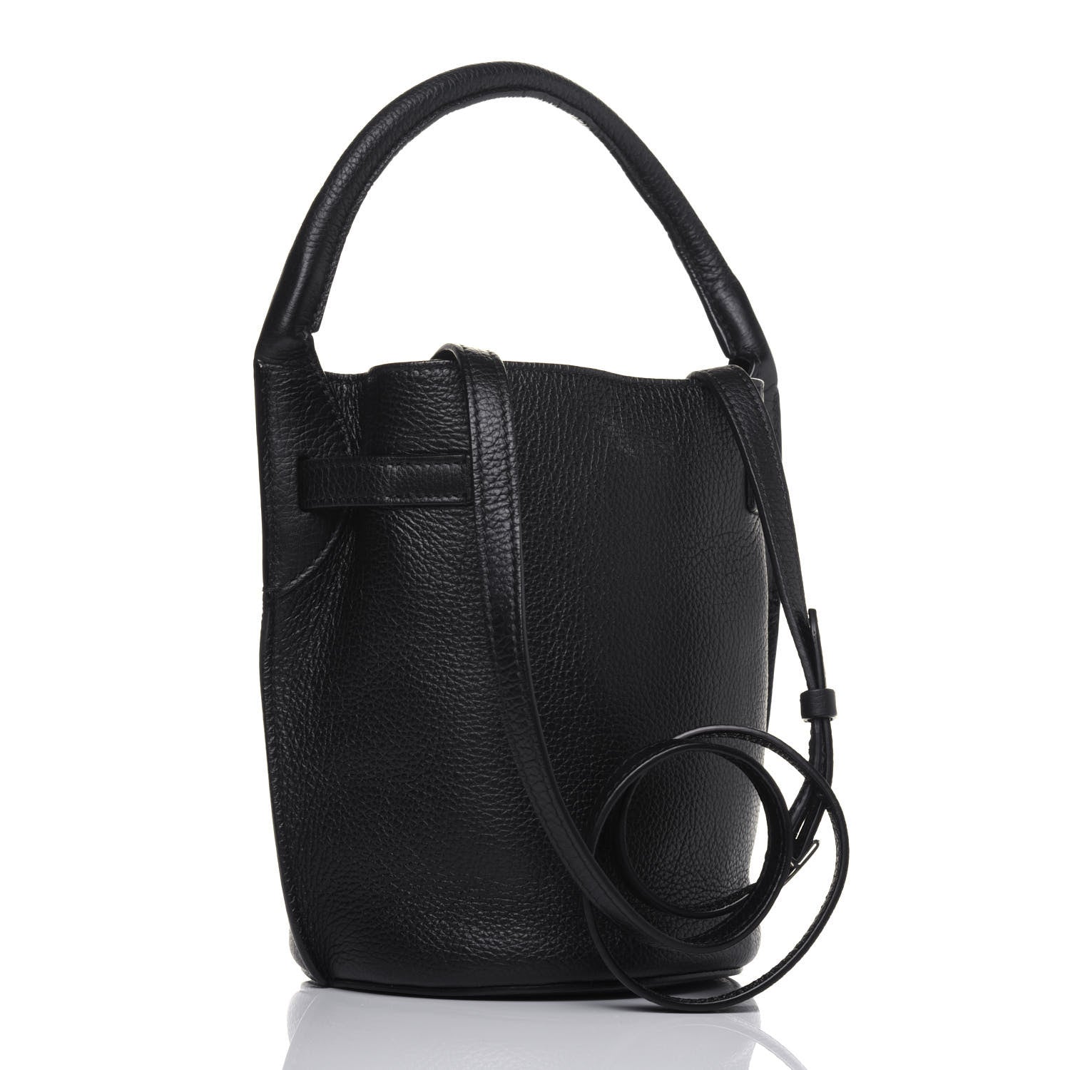 Celine Supple Grained Calfskin Nano Big Bag Bucket Black 4 of 16