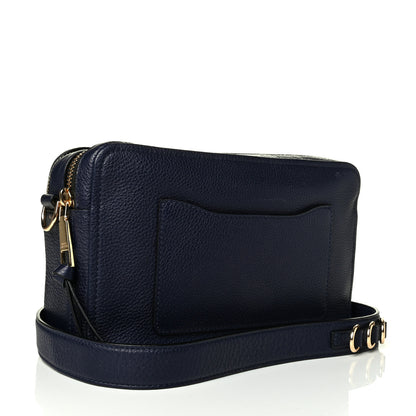Marc Jacobs Supple Natural Grain Calfskin The Softshot 27 Bag Navy 3 of 12