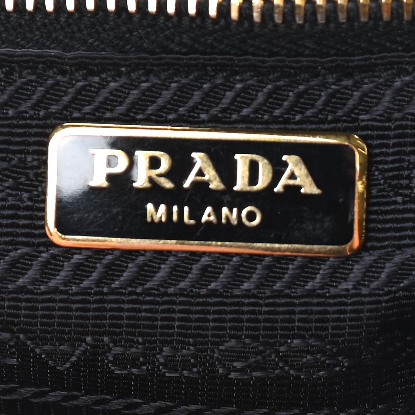 Tessuto Nylon Saffiano Crossbody Bag Black