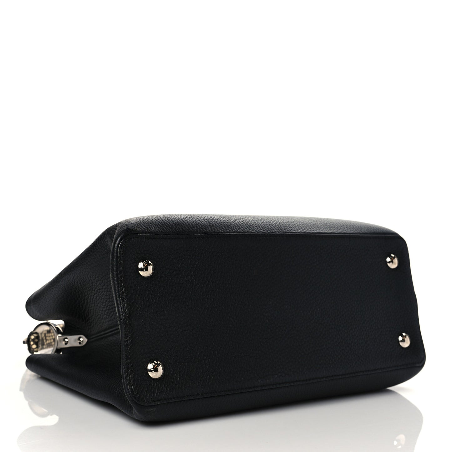 Taurillon Python Capucines MM Black