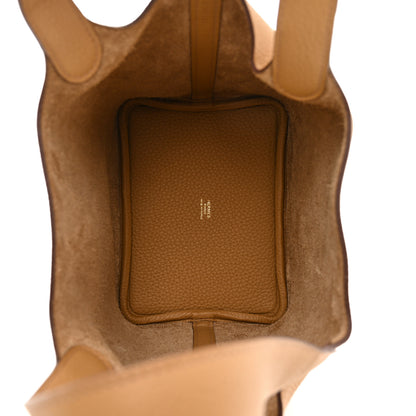 Hermes Taurillon Clemence Picotin Lock 18 PM Biscuit 5 of 11