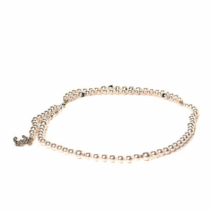 Chanel Pearl Crystal CC Logo Belt 80 Gold 2 of 4