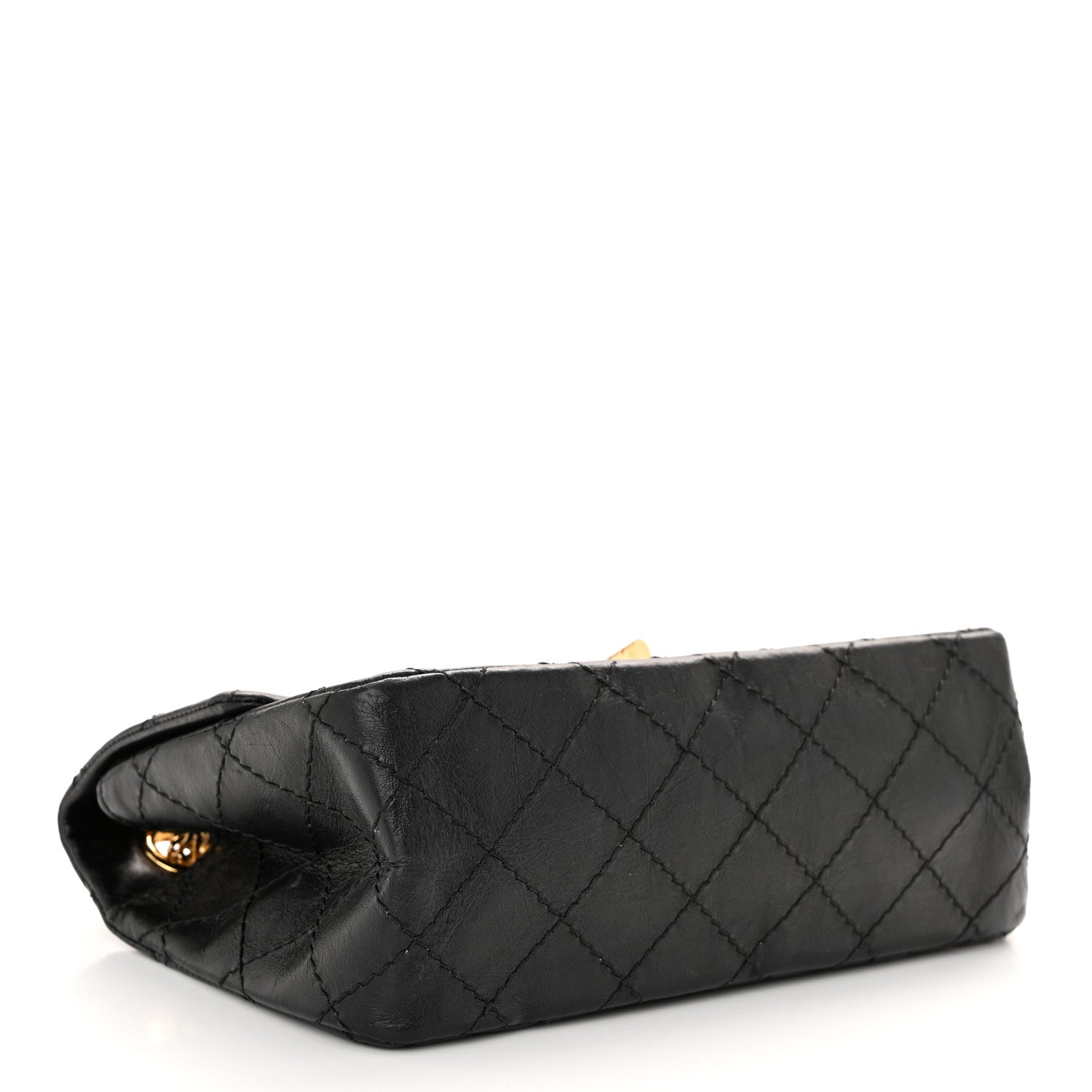 Chanel Aged Calfskin Quilted 2.55 Reissue Mini Flap Black 4 of 10