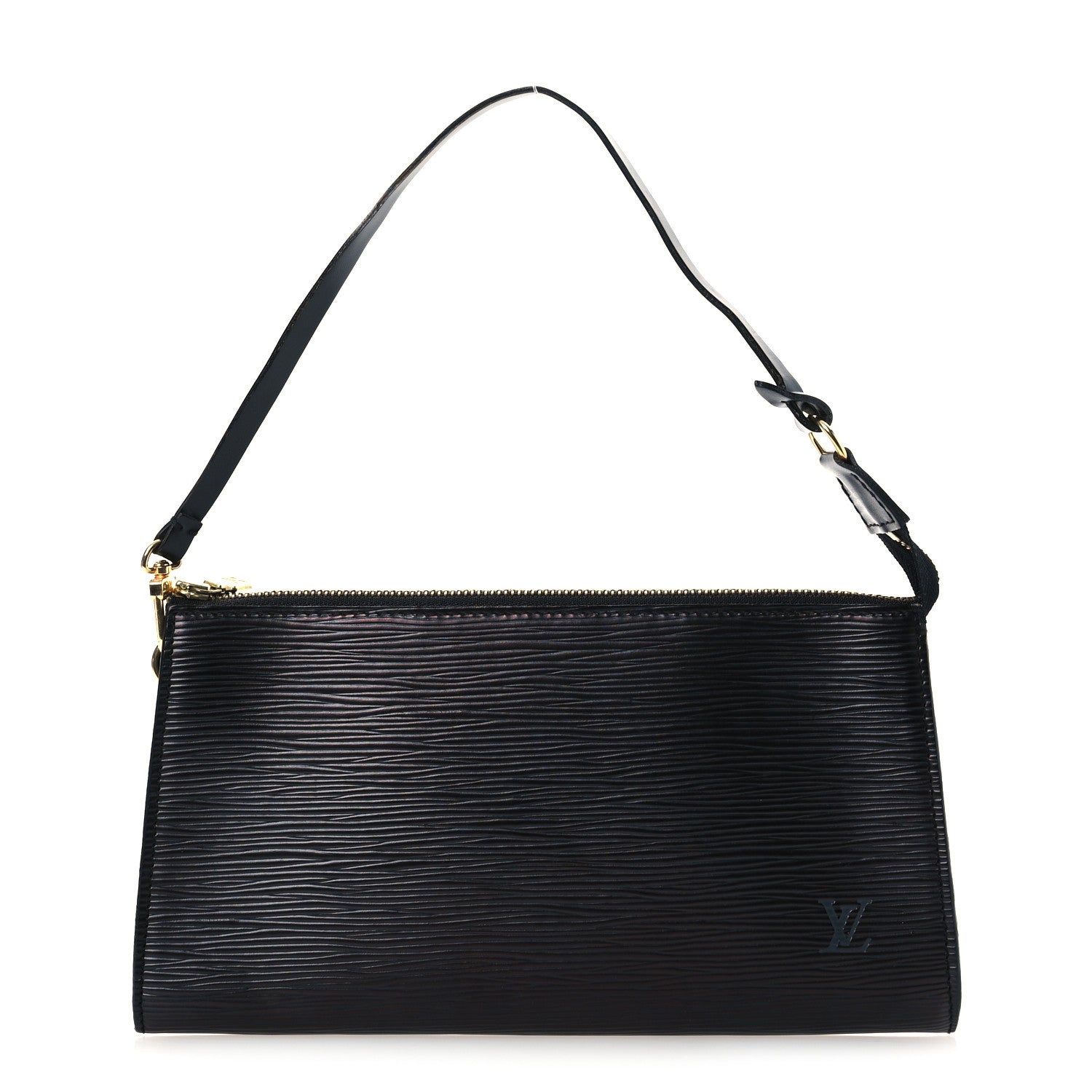 Louis Vuitton Epi Pochette Accessories 21 Black 1 of 12
