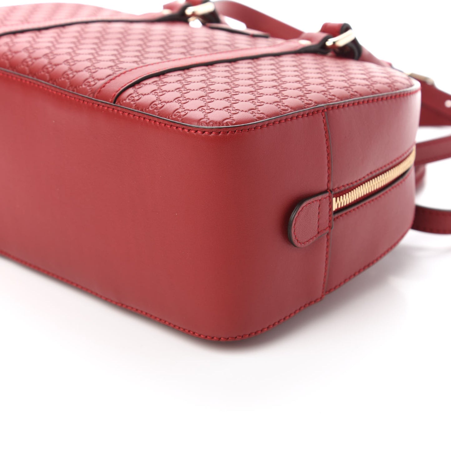 Soft Microguccissima Medium Crossbody Bag Rosso
