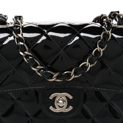 Chanel Patent Calfskin Quilted Mini Square Flap Black 8 of 10