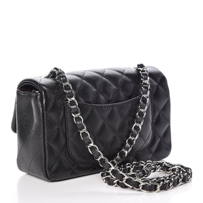 Chanel Caviar Quilted Mini Rectangular Flap Black 3 of 10