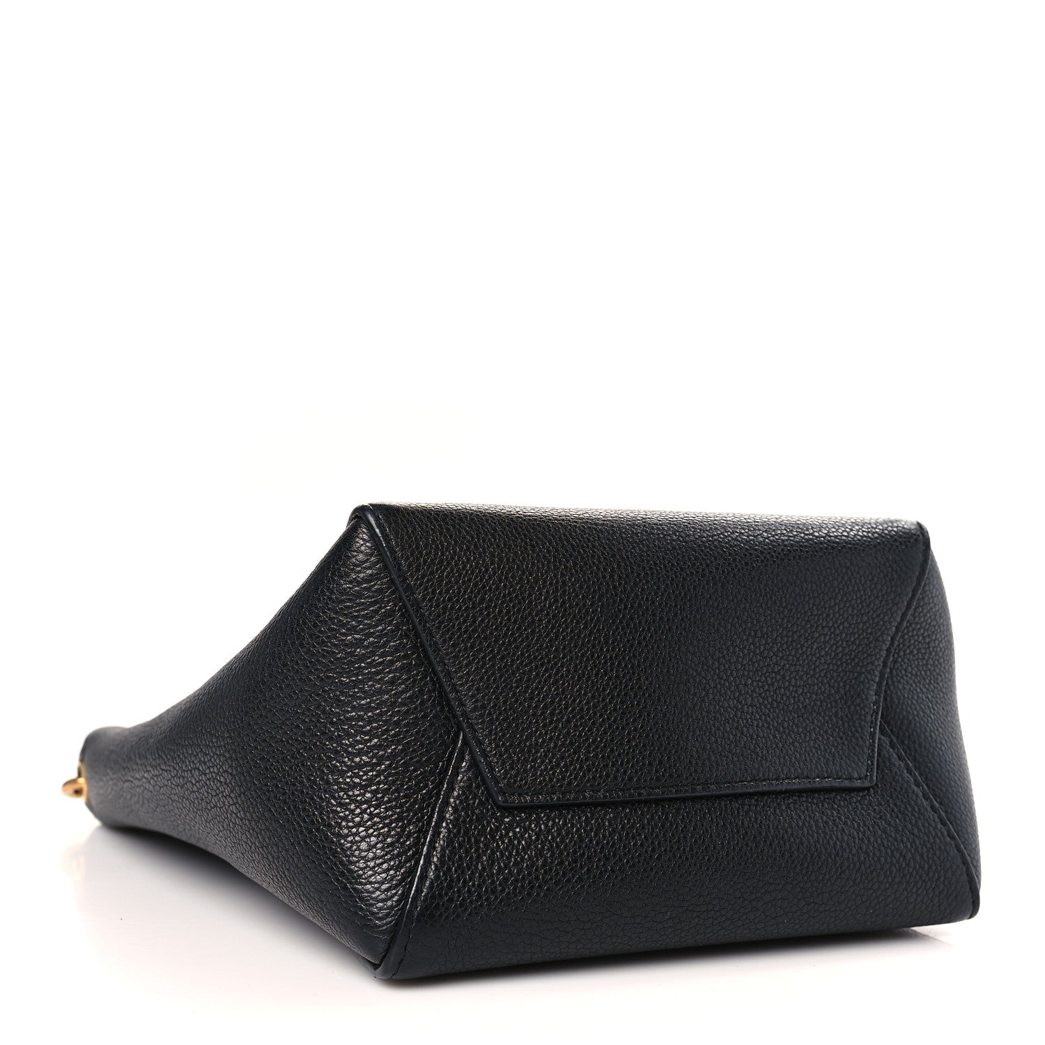 Celine Soft Grained Calfskin Small Sangle Bucket Bag Black 4 of 8