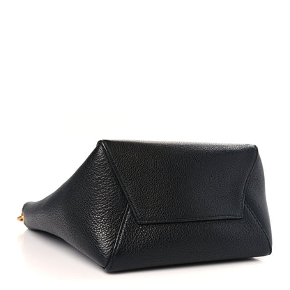 Celine Soft Grained Calfskin Small Sangle Bucket Bag Black 4 of 8