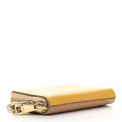Chloe Lambskin Baylee Zip Around Card Holder Wallet Desert Island Sunray 4 of 8
