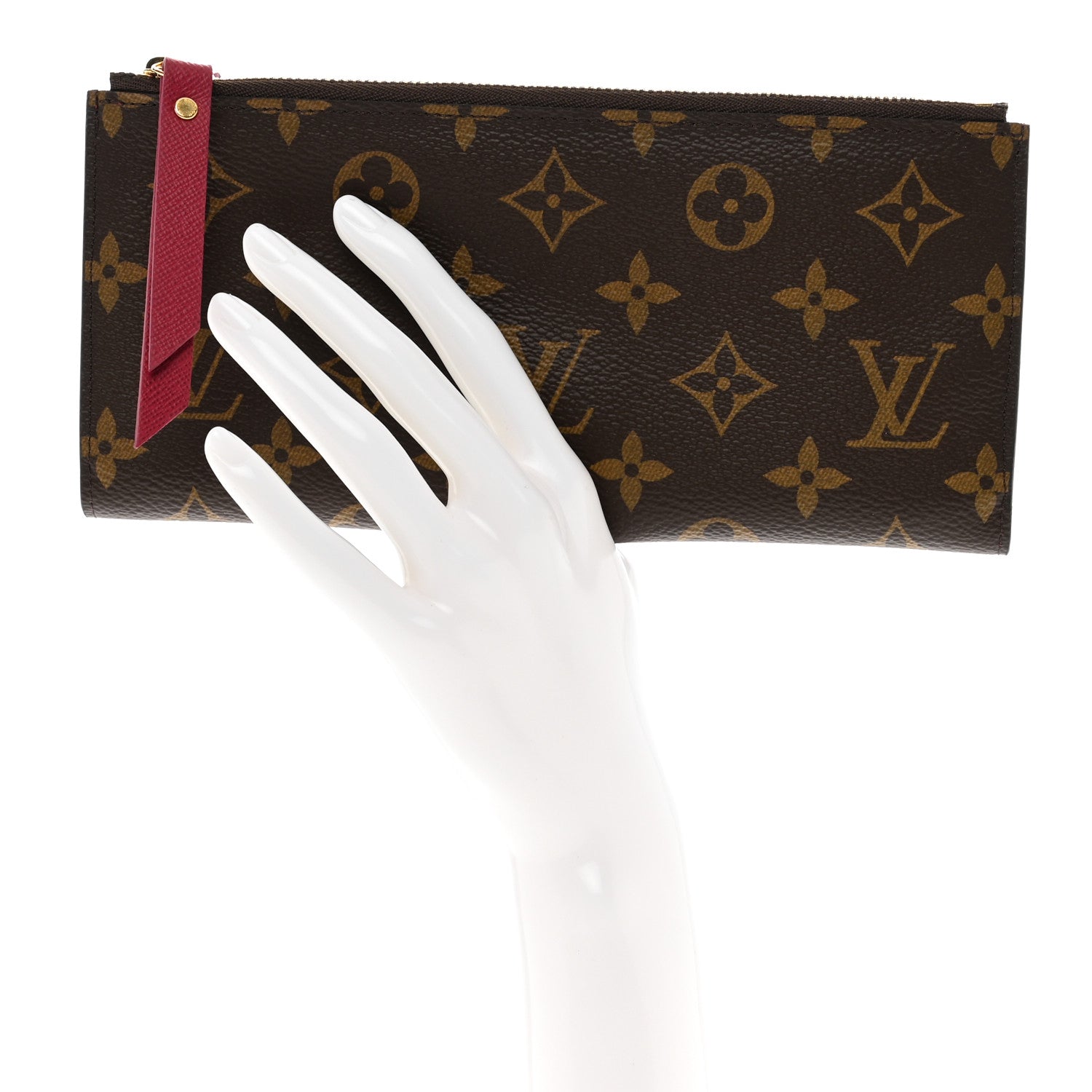 Louis Vuitton Monogram Adele Wallet Fuchsia 2 of 6