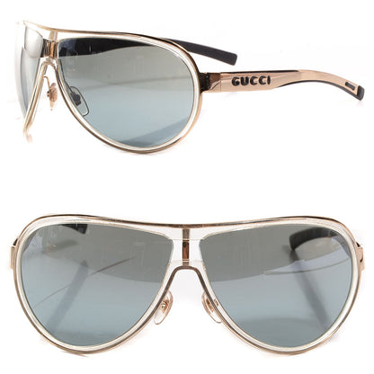 Gucci Aviator Sunglasses 1566/S Gold 1 of 5