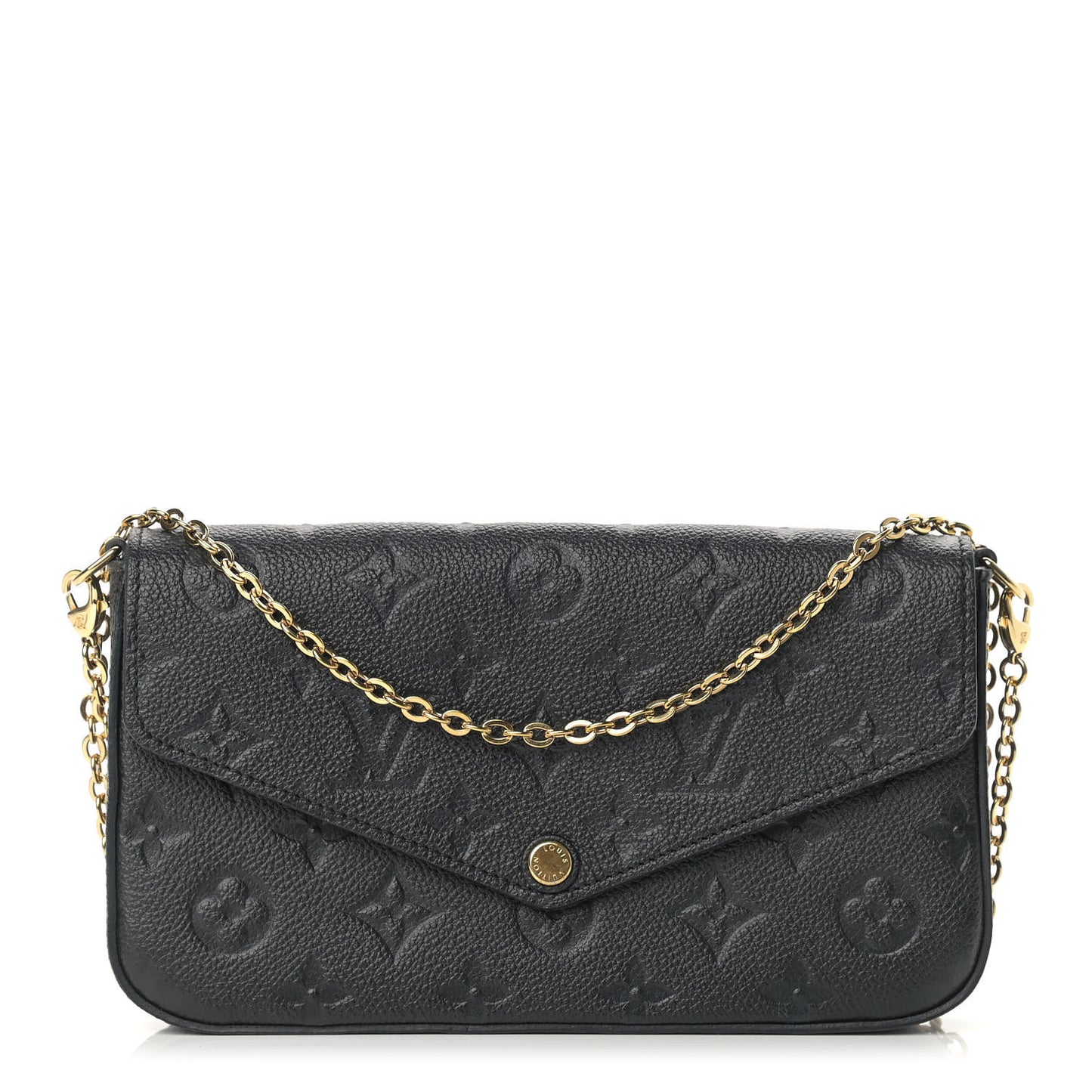 Empreinte Pochette Felicie Chain Wallet Black