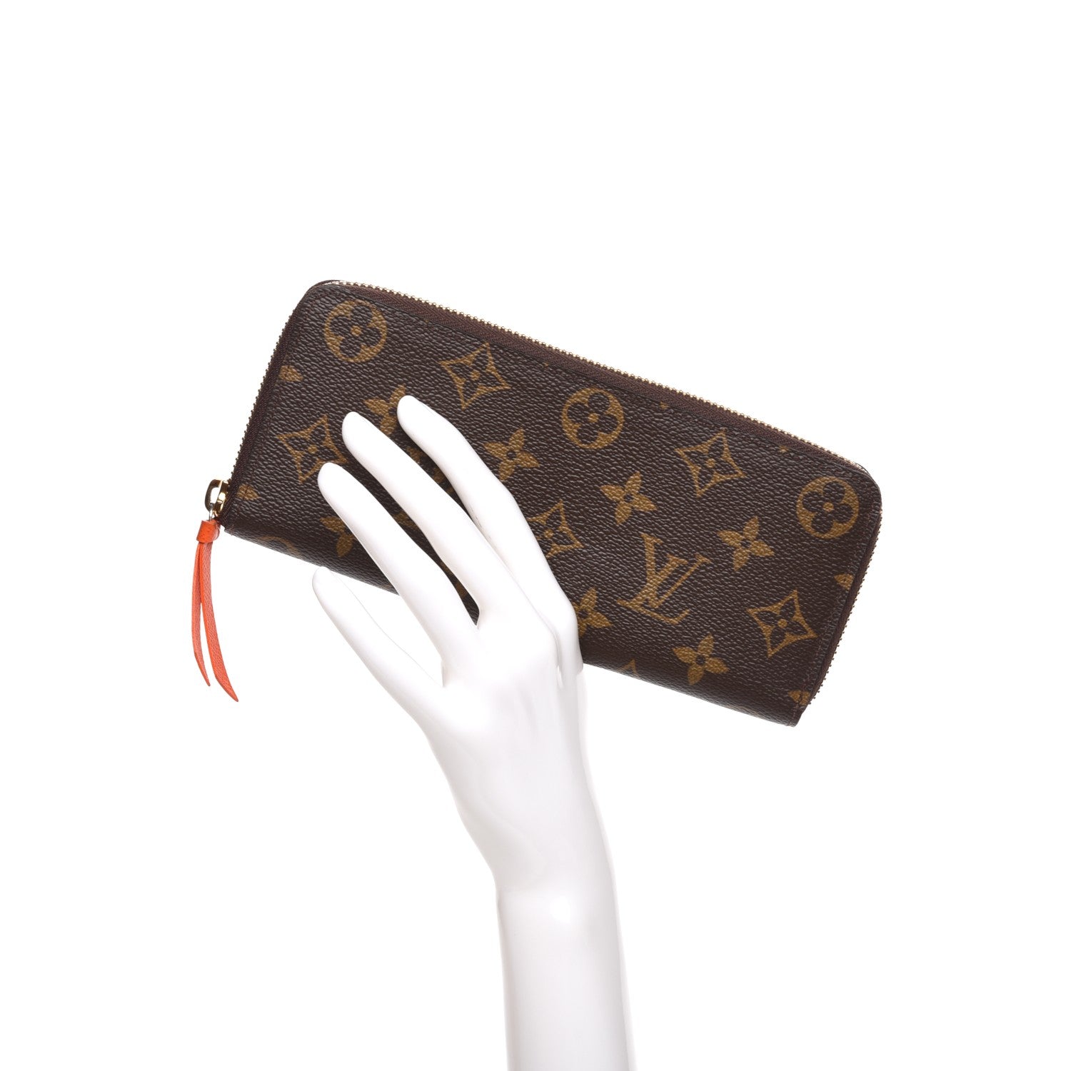 Louis Vuitton Monogram Clemence Wallet Piment 2 of 8