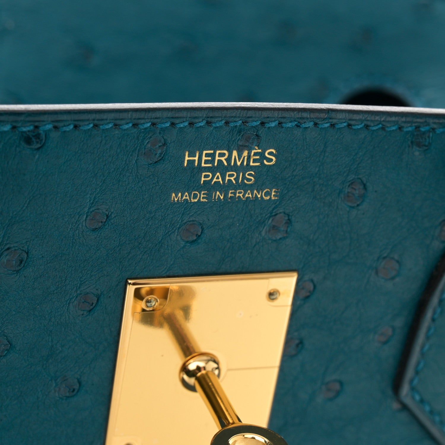 Hermes Ostrich Birkin 30 Colvert 6 of 12