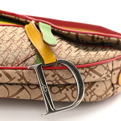 Christian Dior Monogram Rasta Saddle Bag Beige 11 of 14