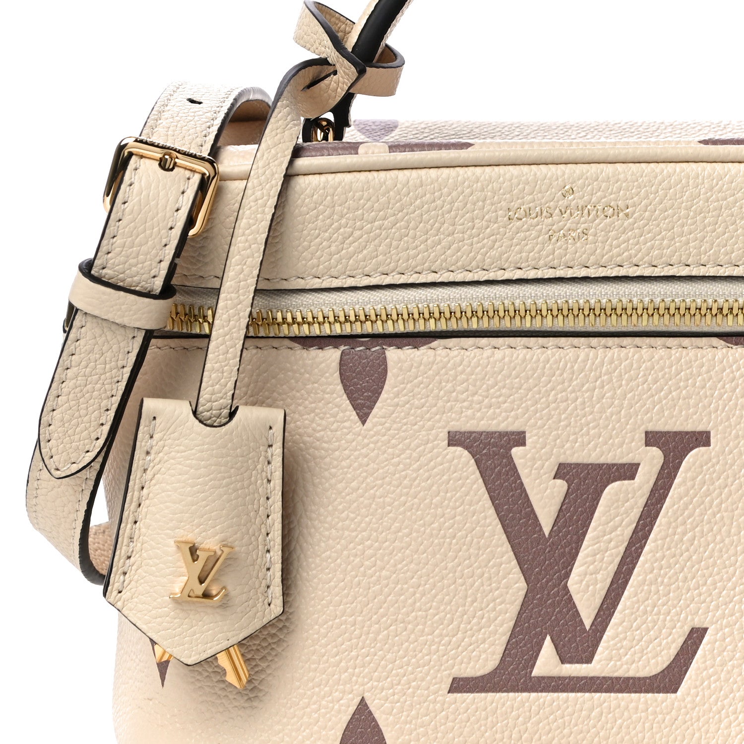 Louis Vuitton Empreinte Monogram Giant Nice BB Creme Bois De Rose 7 of 10