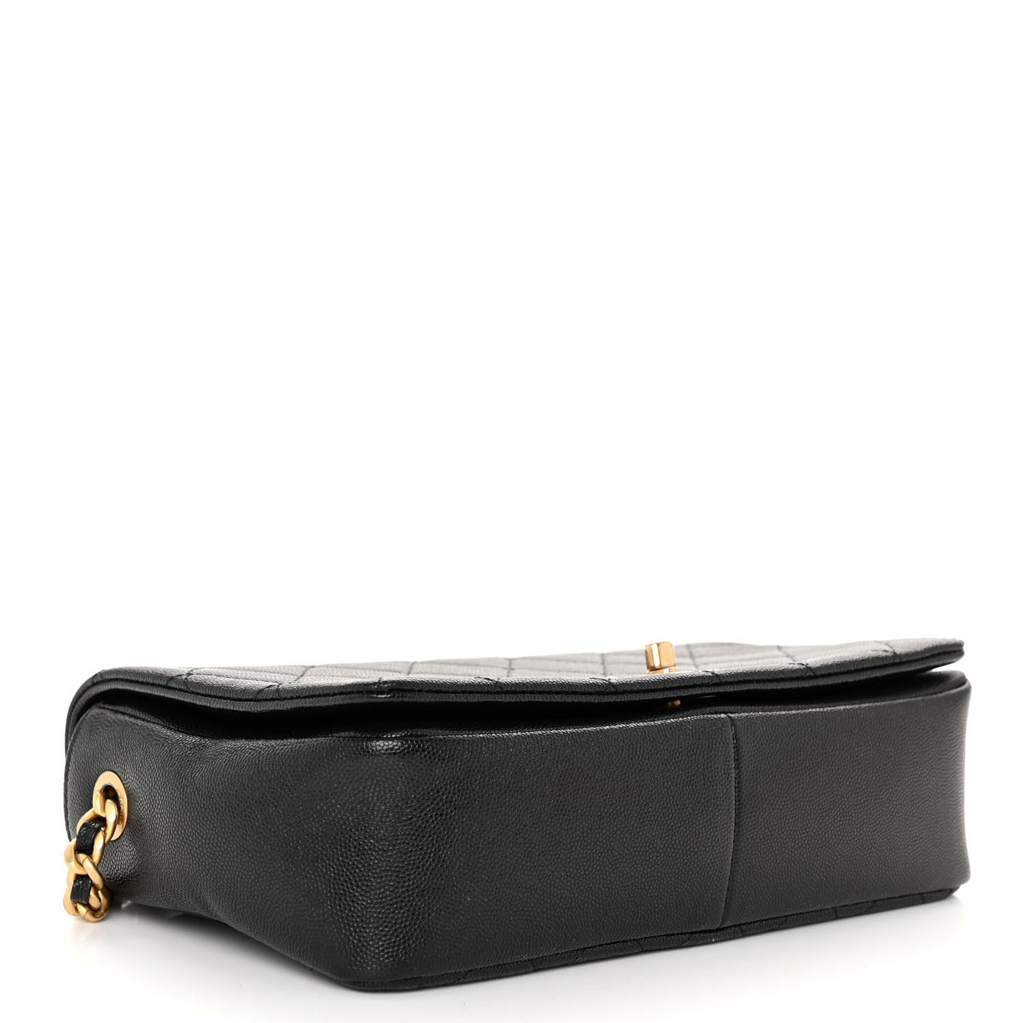 Caviar Quilted Medium Fashion Therapy Flap Bag Black