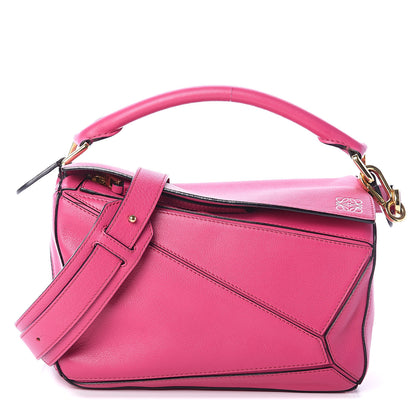 Loewe Calfskin Small Puzzle Bag Fuchsia 1 of 8