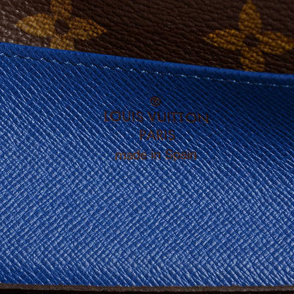 Louis Vuitton Monogram Emilie Wallet Blue 6 of 8