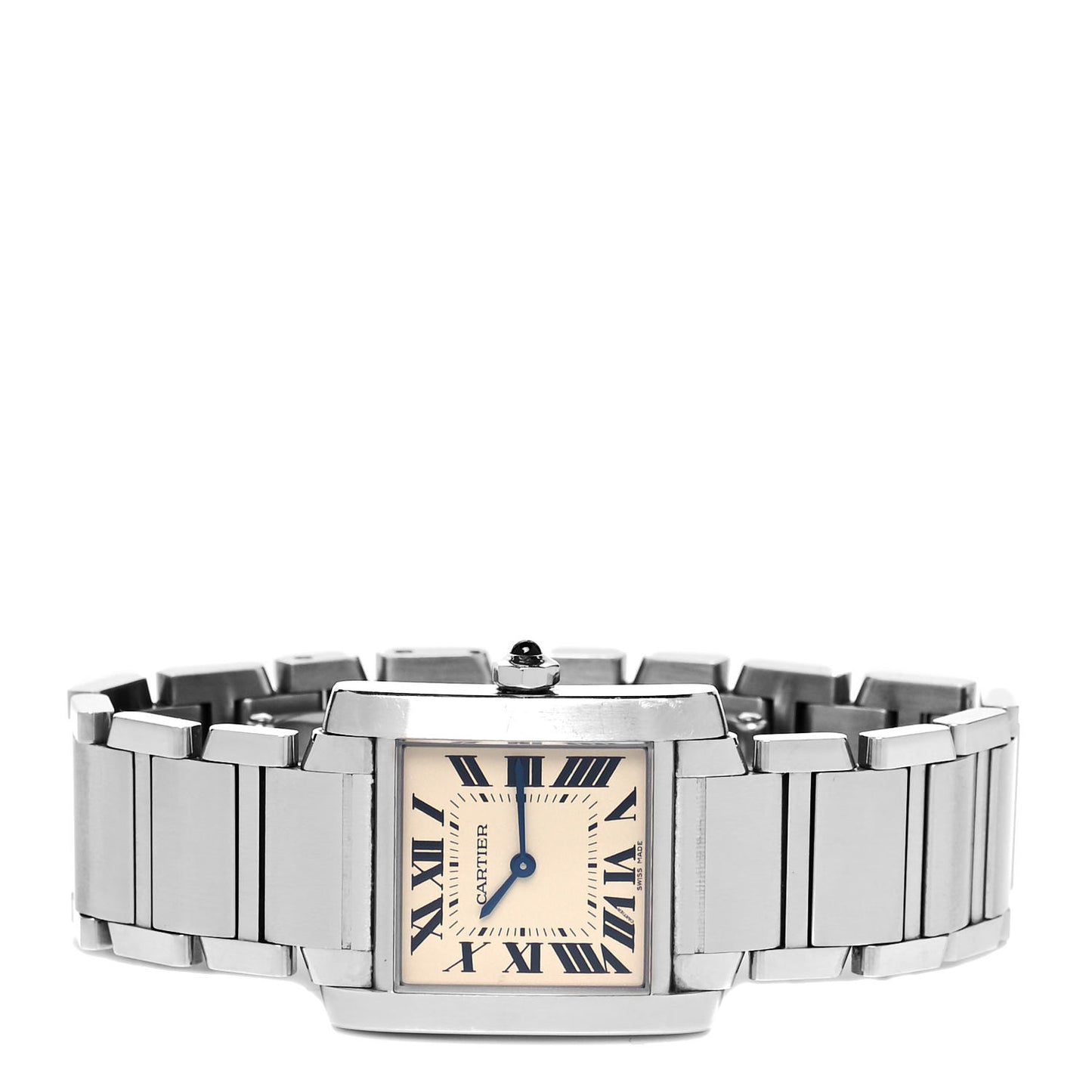 Stainless Steel 25mm Tank Francaise Quartz Watch