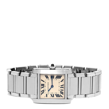 Cartier Stainless Steel 25mm Tank Francaise Quartz Watch 2 of 5