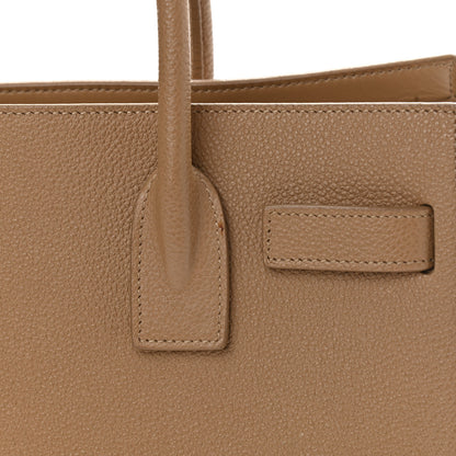Saint Laurent Grained Calfskin Baby Sac De Jour Taupe 16 of 16