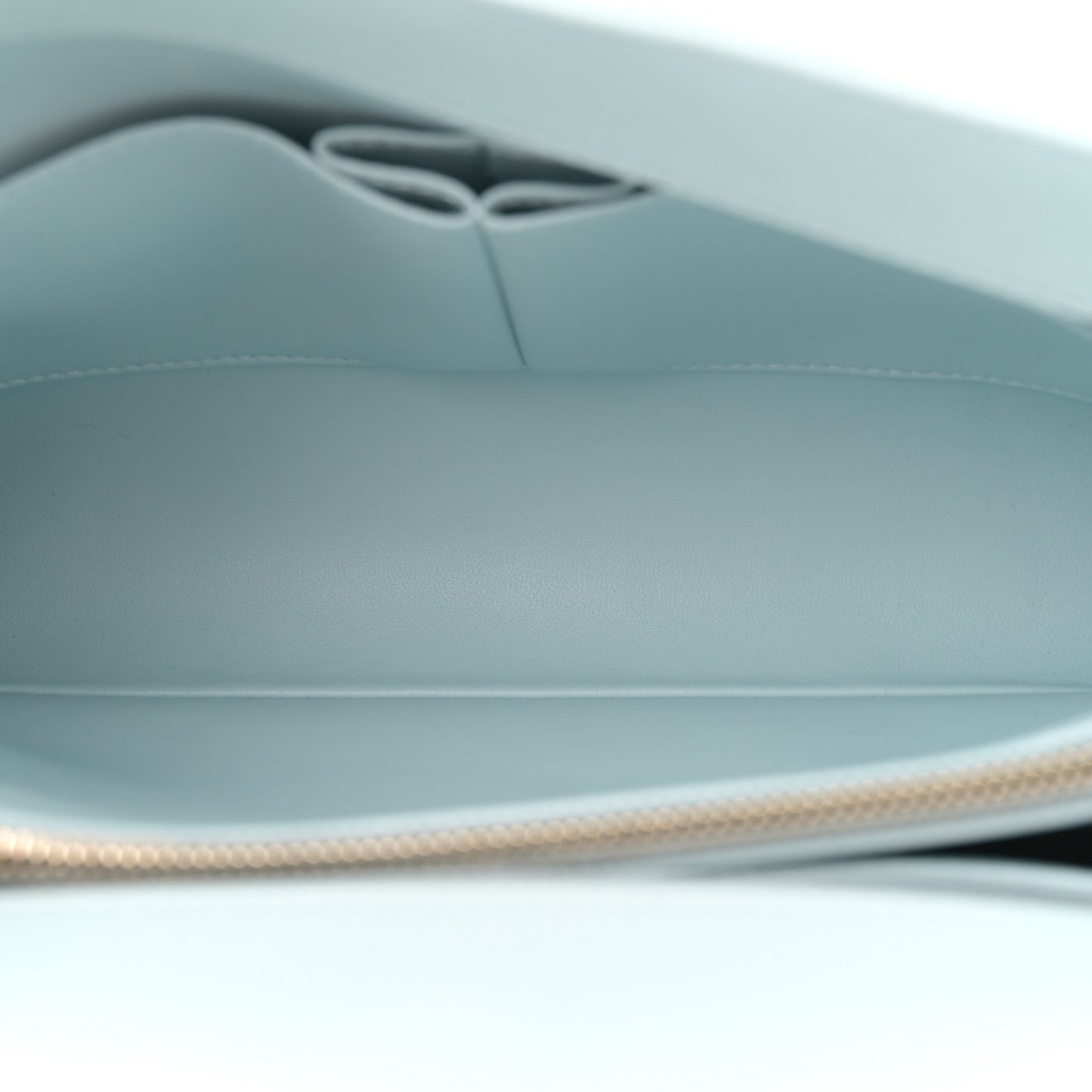 Caviar Quilted Small Coco Handle Flap Light Blue