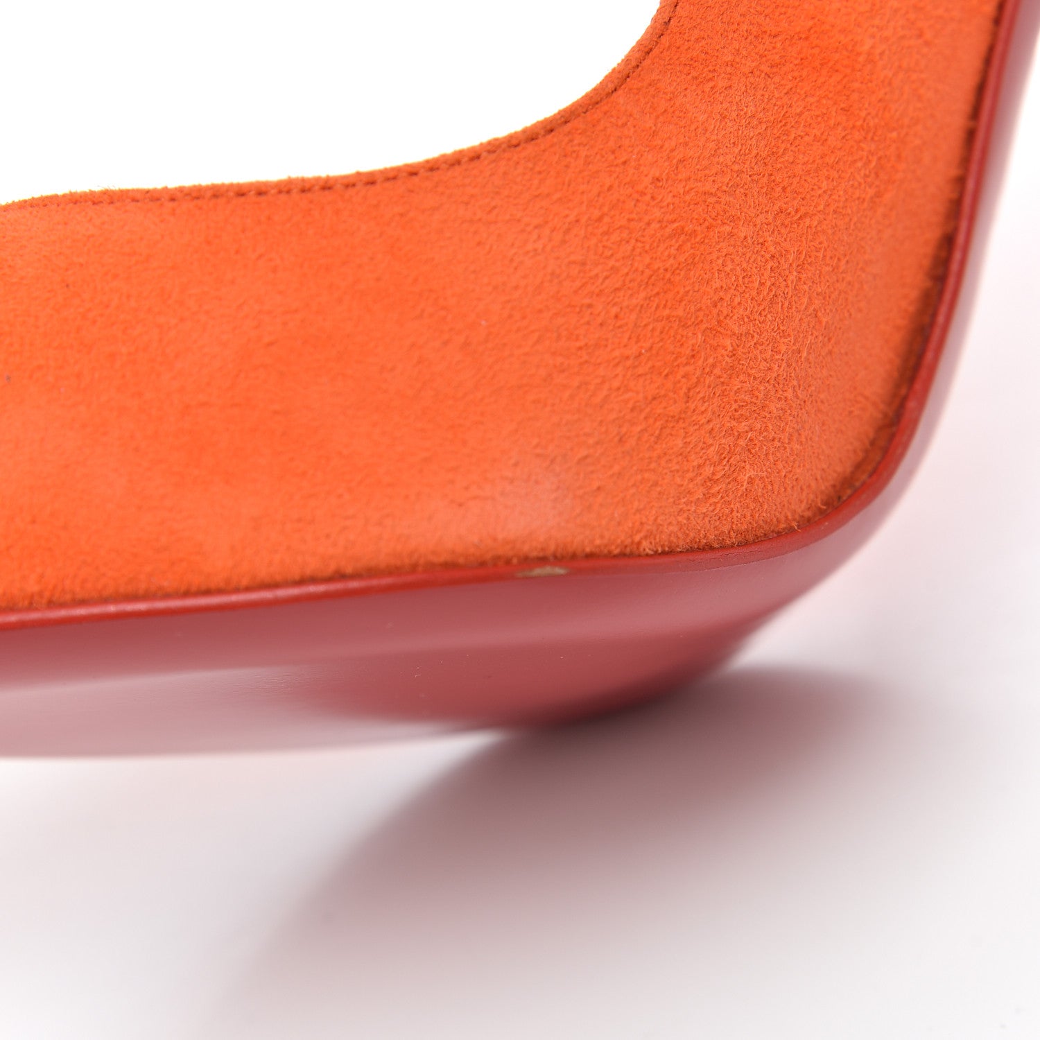 Christian Louboutin Suede Pigalle Follies 100 Pumps 37 Magma 12 of 17