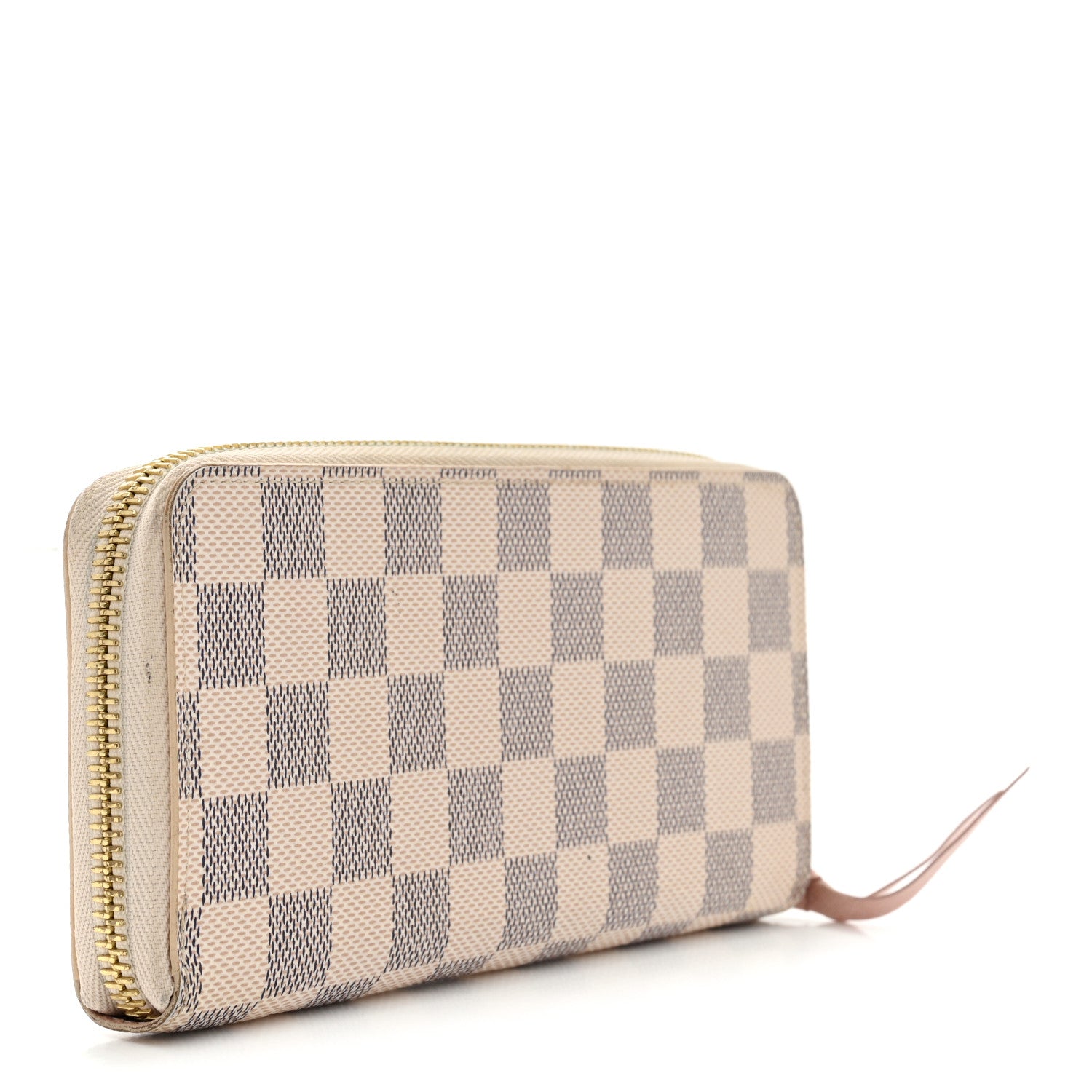 Louis Vuitton Damier Azur Clemence Wallet Rose Ballerine 3 of 10