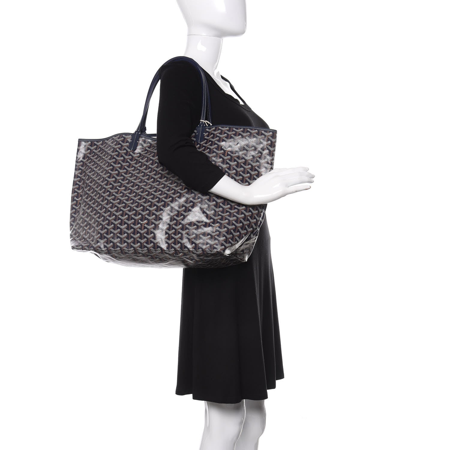Goyard Goyardine Saint Louis GM Navy 2 of 8