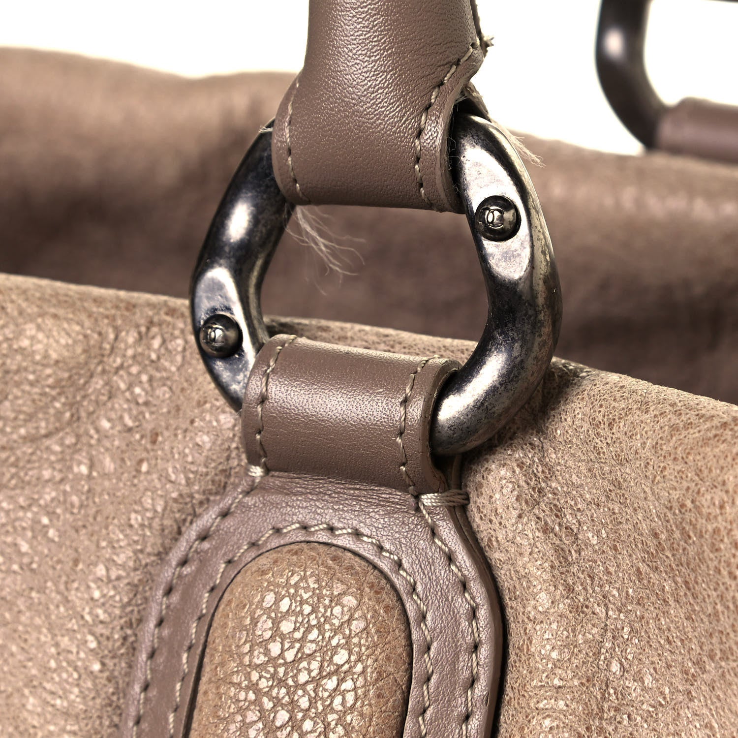 Chanel Washed Calfskin Tote Marron Clair 14 of 15