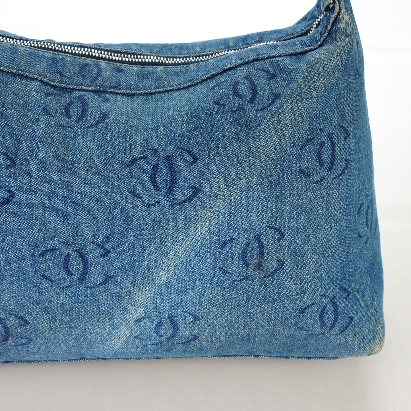 Denim CC Hobo Dark Blue