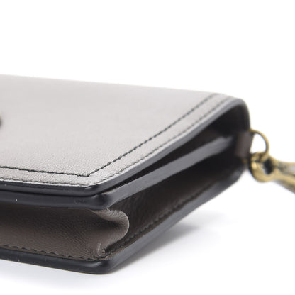 Bottega Veneta Nappa Intrecciato Ellittica Chain Wallet New Steel 8 of 10