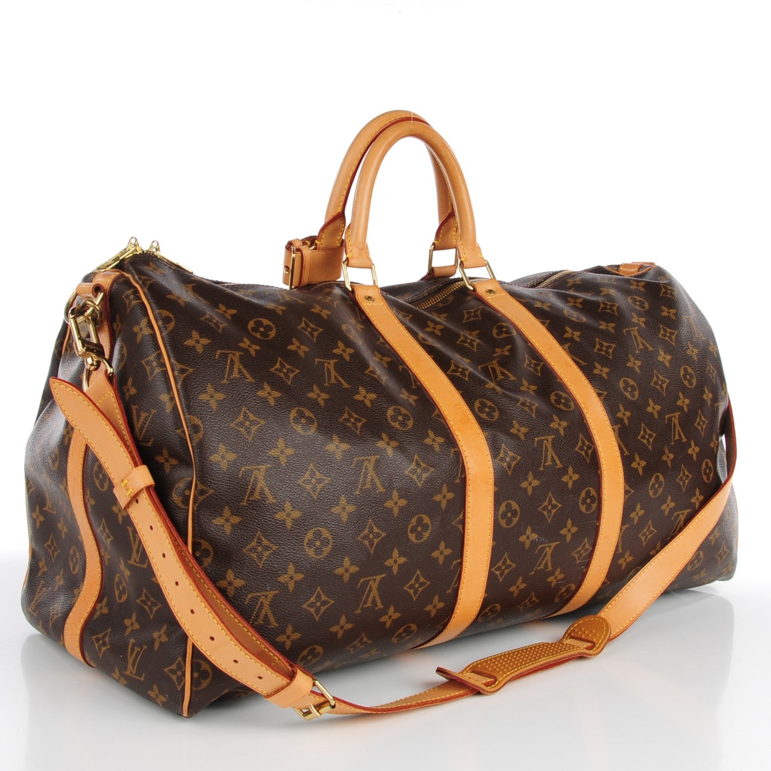 Louis Vuitton Monogram Keepall Bandouliere 55 6 of 12