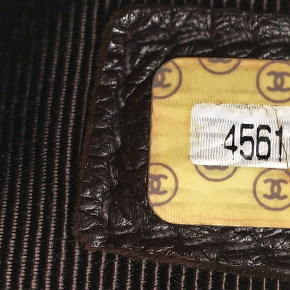 Chanel Suede CC Shoulder Bag Brown 7 of 14