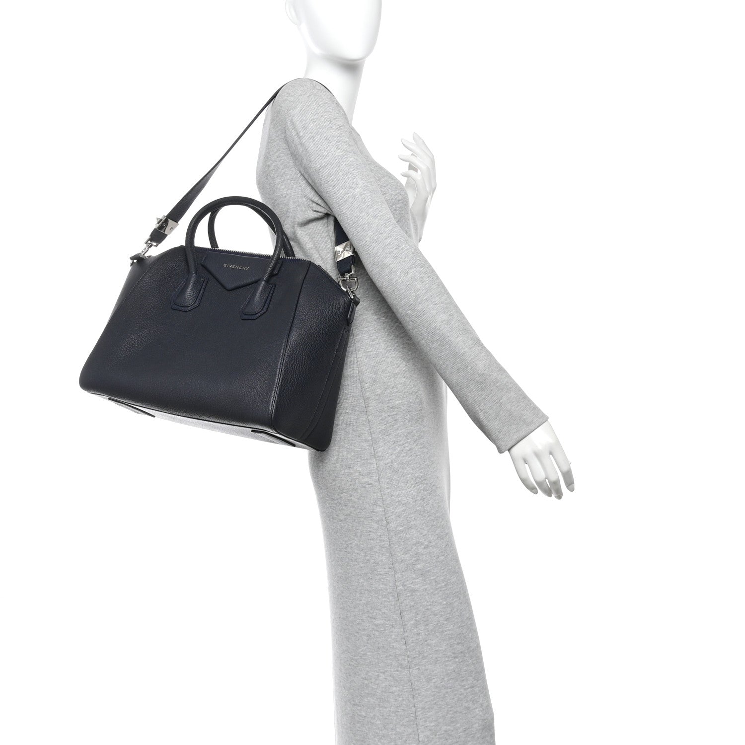 Givenchy Sugar Goatskin Medium Antigona Night Blue 2 of 11