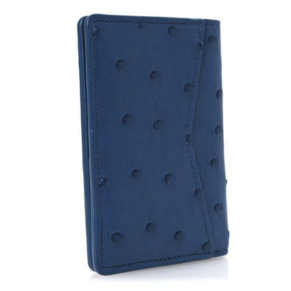 Louis Vuitton Ostrich Pocket Organizer Bleu Atlantique 3 of 6