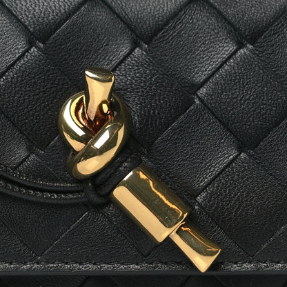 Bottega Veneta Nappa Intrecciato Andiamo Flap Card Case Black 8 of 8