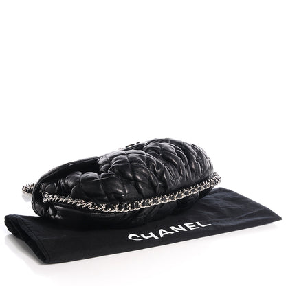 Chanel Washed Lambskin Chain Around Medium Messenger Black 4 of 8