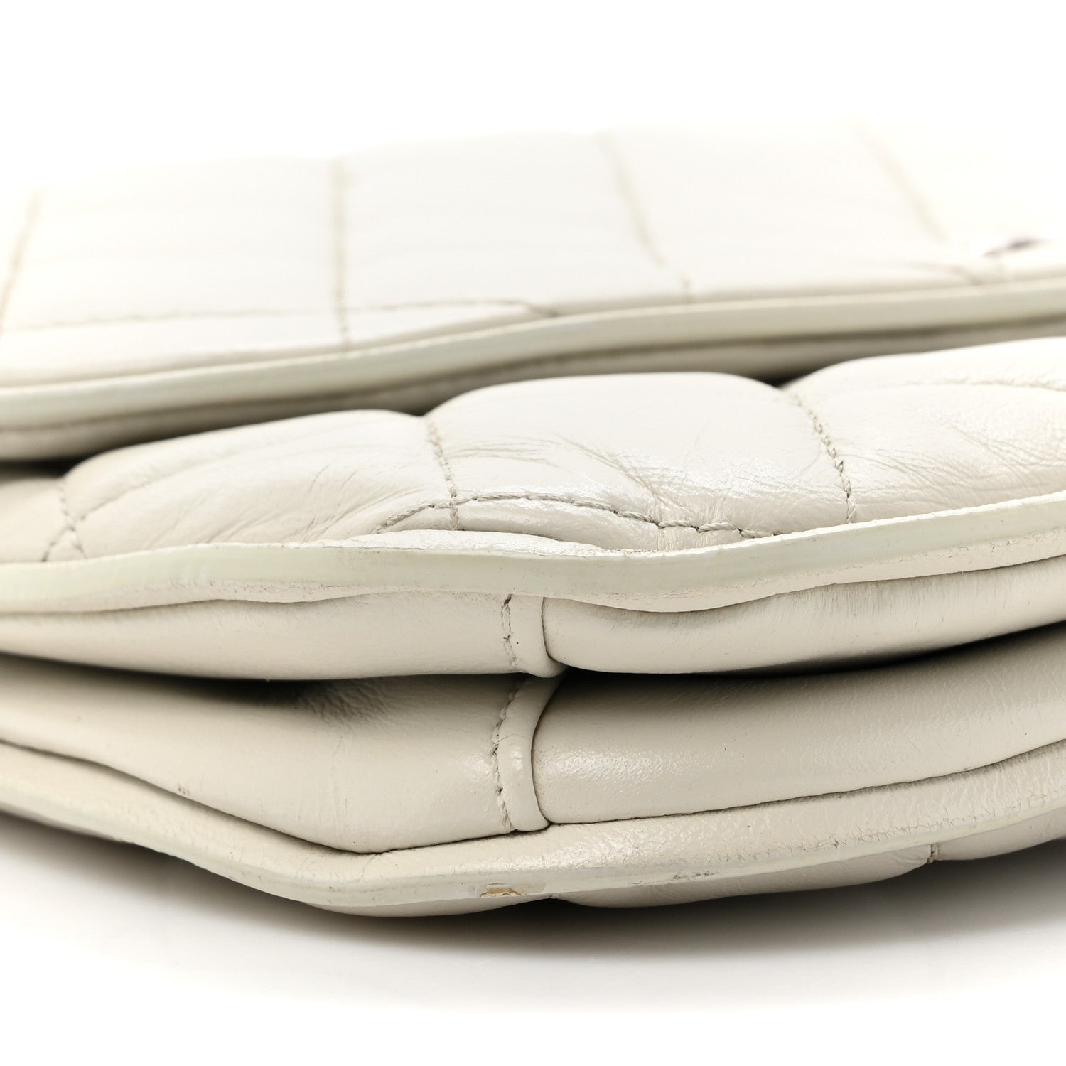 Chanel Lambskin Quilted 2 Pocket Messenger Flap White 11 of 20