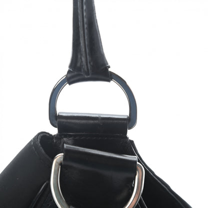 Prada Nylon Calfskin Buckle Shoulder Bag Black 13 of 14