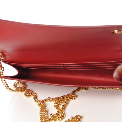 Prada Saffiano Vernice Mini Bag Rosso 5 of 8