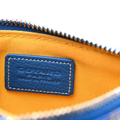 Goyard Goyardine Nano Senat Key Pouch Blue 6 of 9