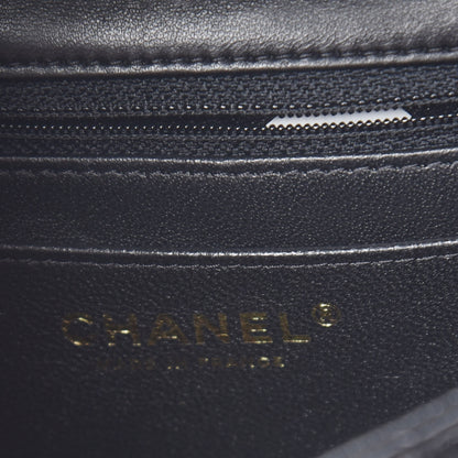 Chanel Lambskin Quilted Mini Square Flap Black 6 of 9